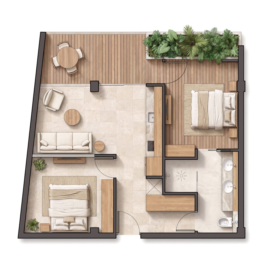 Plan Appartement C