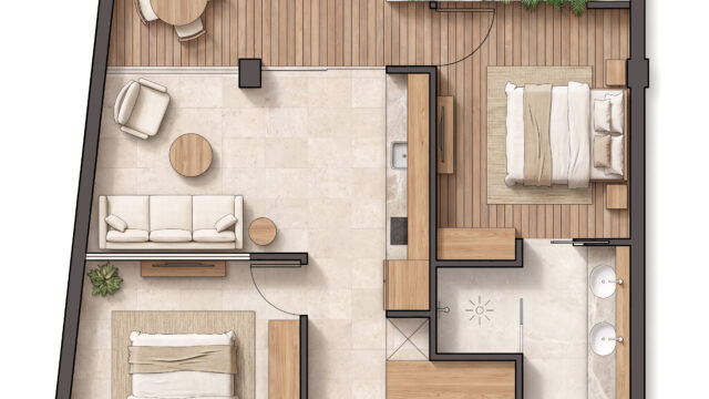 Plan Appartement C