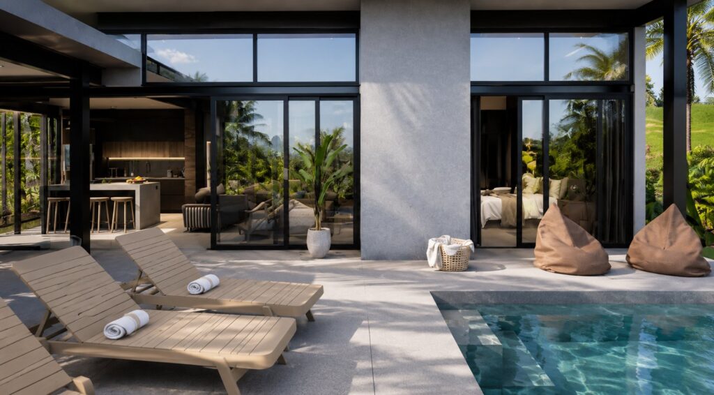 Villa 2ch – 5 piscine
